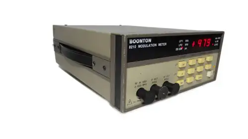 6426 MP Boonton 8210-01-S/3 AM / FM Modulation Meter - 2 MHz - 1.5 GHz (Option 01 & S/3)
